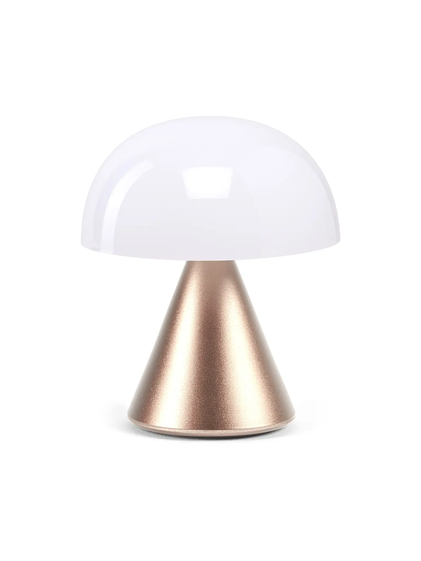 LEXON | Mini LED Lampe MINA 8,3cm Light Purple | gold
